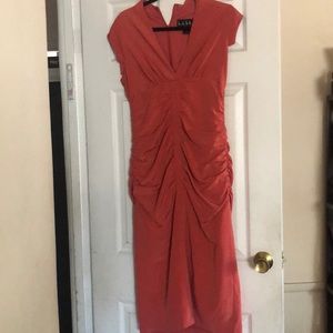 Nicole Miller pencil satin dress